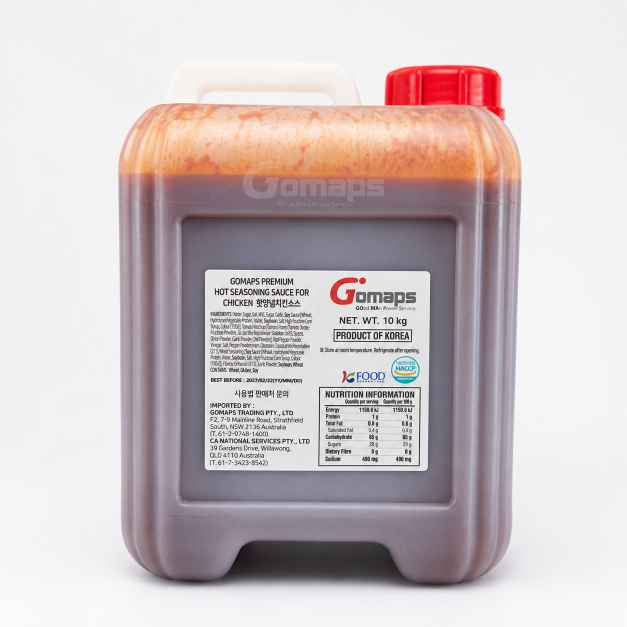 Gomaps Hot Seasoned Chicken Sauce (liquid) 10KG x 2