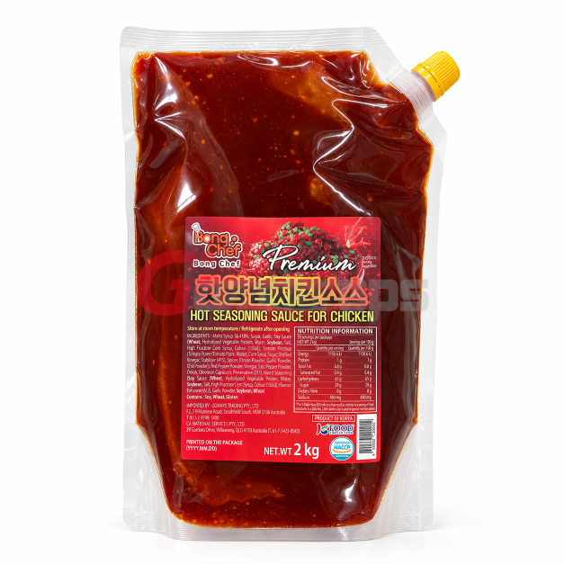 Gomaps Hot Seasoned Chicken Sauce (liquid) 2KG x 5