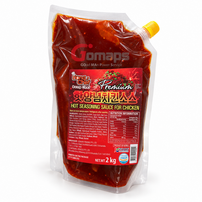 Gomaps Hot Seasoned Chicken Sauce (liquid) 2KG x 5