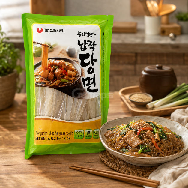 농심미가 납작당면 1KGx 10 (12MM)