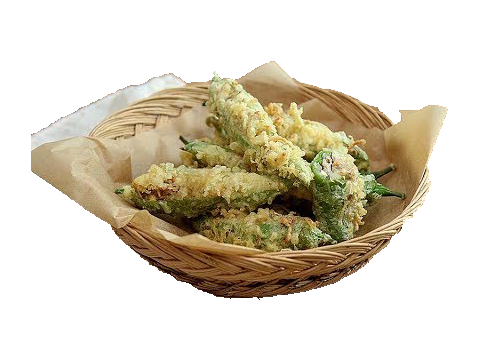 FROZEN DEEP FRIED GREEN PEPPER 1KG