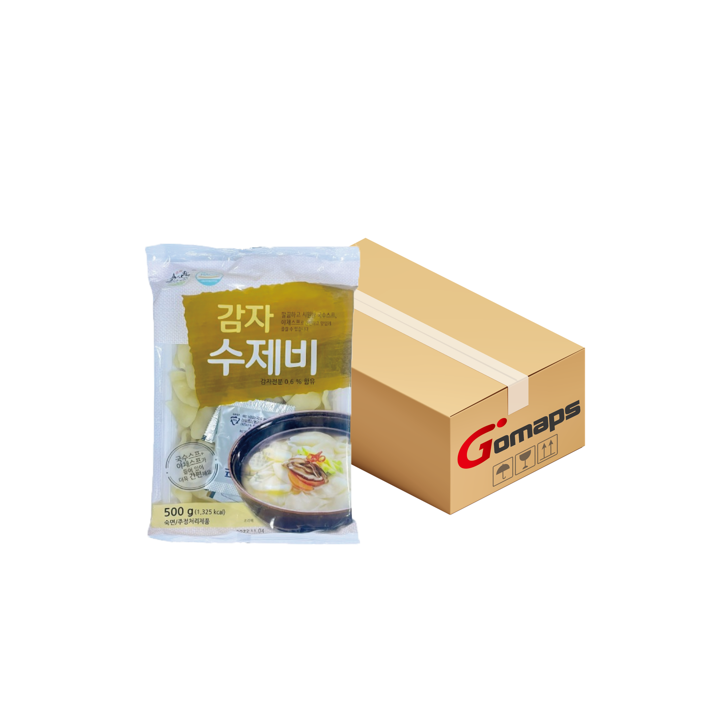 송학 감자수제비 500G X 10입